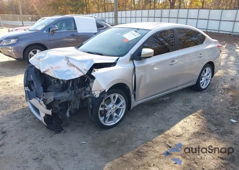 2015 Nissan Sentra S z USA, uszkodzony, nr VIN 3N1AB7APXFY368318